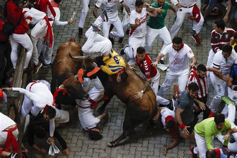 People Gored By Bulls During San Fermin Festivities In Spain Daily