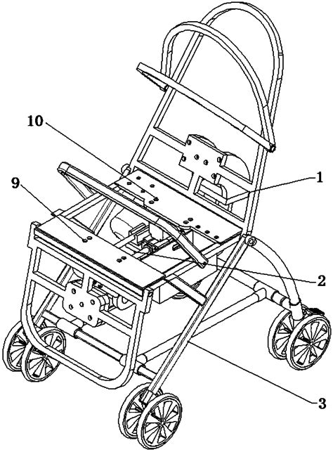 Multifunctional Electric Baby Carriage Capable Of Automatically