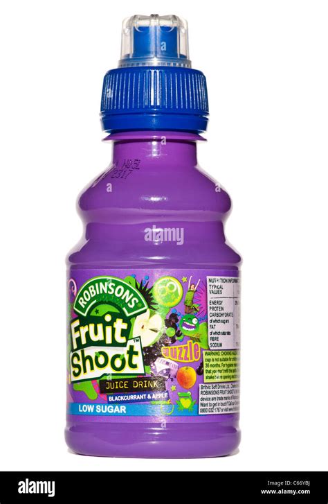 Bottle Of Robinsons Fruit Shoot Juice Drink Stock Photo Alamy