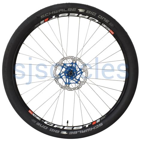 29 622 Front Wheel 32h Stans Crest Rim With Hope Fatsno Hub Blue