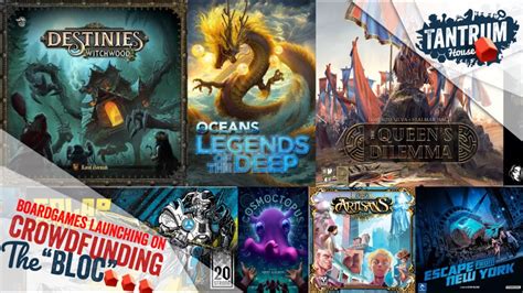 Upcoming Board Games Crowdfunding October Nd Half Youtube