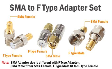 Amazon Exgoofit F Type To Sma Male Female Coax Connector Coaxial