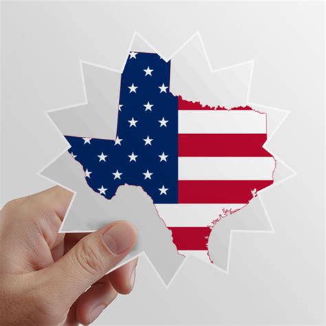 Mapa De Franjas En Forma De Estrellas De La Bandera De Texas Usa