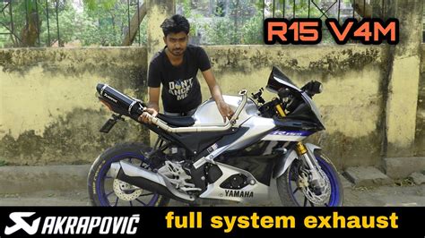 R V Exhaust Modified Installing Full System Akrapovic Exhaust In