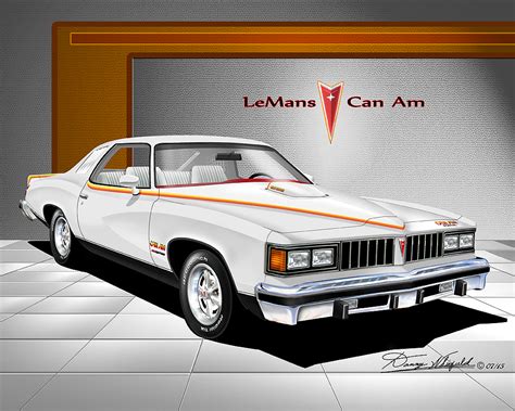 Pontiac- Lemans - Can Am Fine art print poster by artist Danny Whitfield