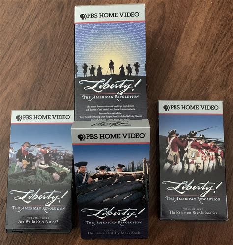 Liberty The American Revolution Vhs 3 Tape Set Pbs Home Video