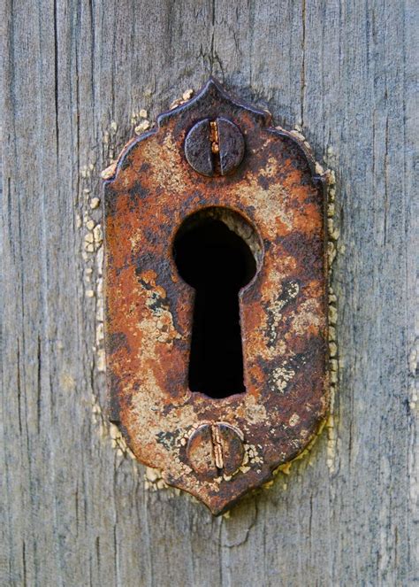 Keyhole A Rusty One I Love Keys And Keyholes Lucie Veilleux