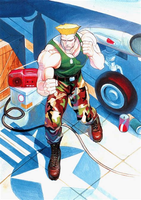 Guile artwork #3, Street Fighter 2