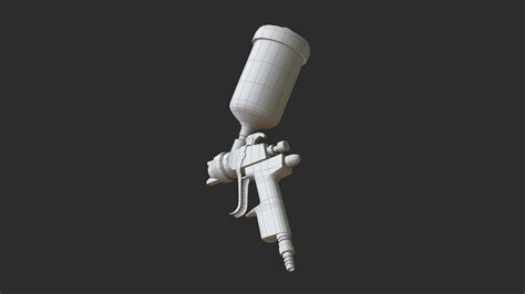 Artstation Spray Gun Game Assets