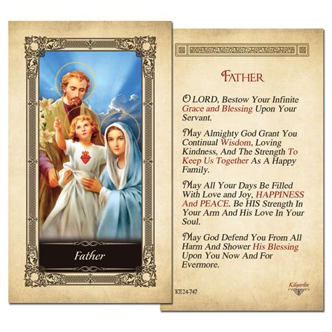 Father Kilgarlin Laminated Prayer Card Shopcatholic