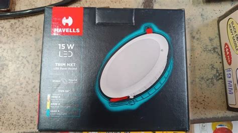 Round Havells Trim NXT LED Panel Light 15W Cool Daylight At Best