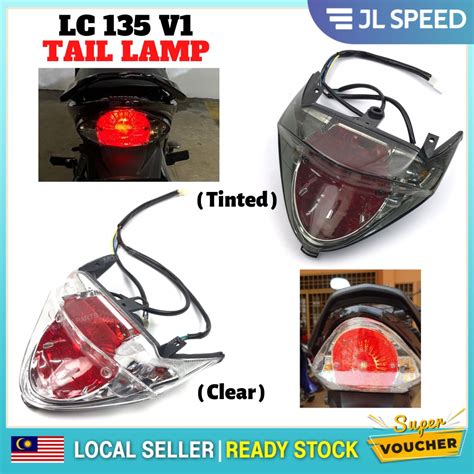 YAMAHA LC135 V1 LC V1 135LC LAMPU BELAKANG TAIL LAMP SET TINTED SMOKE