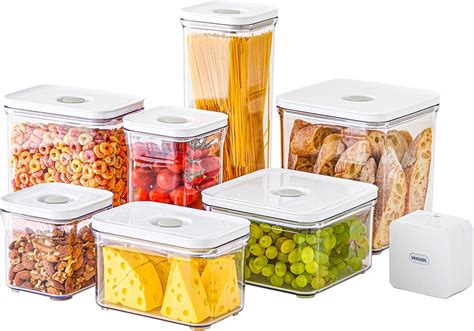 Amazon FineDine Vacuum Seal Glass Food Storage Containers With