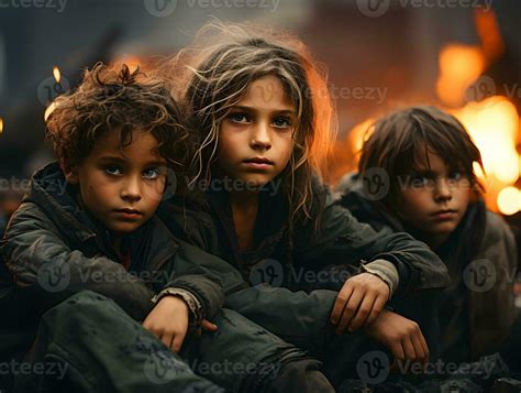 Refugee Children Stock Photos, Images and Backgrounds for Free Download