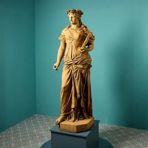 Life Size Terracotta Erato Statue One Of The 9 Greek Muses Uk Architectural Heritage