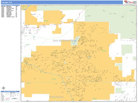 Yucaipa City Map