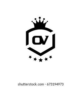 Ov Logo Stock Vector (Royalty Free) 673194973