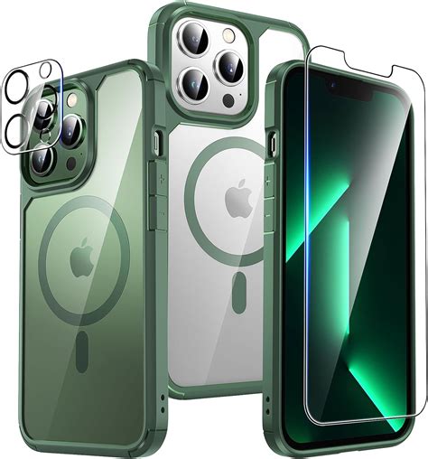 Amazon TAURI 5 In 1 Magnetic For IPhone 13 Pro Case With 2X