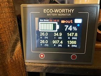 Amazon ECO WORTHY Upgraded 200A Touchable Display Battery Monitor