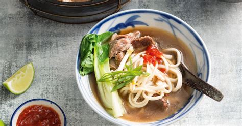 Asian Lamb And Noodle Hot Pot
