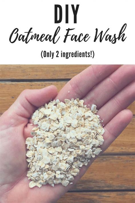 This Diy Oatmeal Face Wash Is My New Favorite For After A Hot Humid