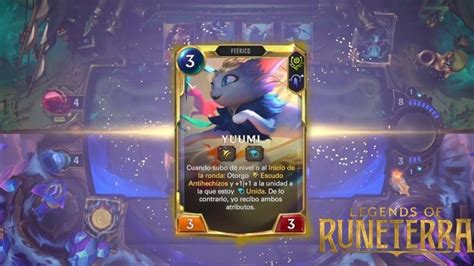 Primer Vistazo A La Carta De Campeón De Yuumi Para Legends Of Runeterra