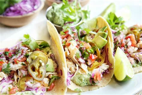 Best Grilled Chicken Tacos With Avocado Crema Recipe