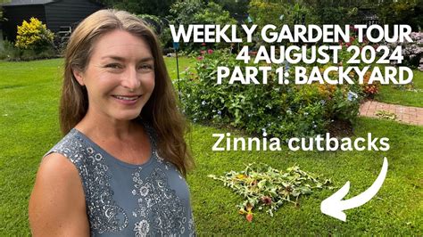 Weekly Garden Tour 4 August 2024 Part 1 Backyard Youtube