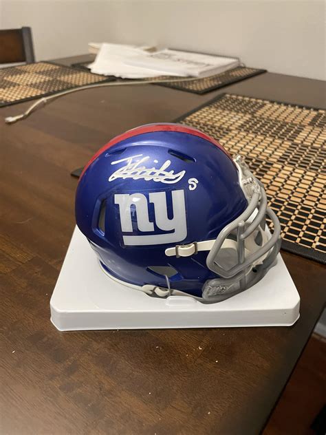 Won a KT signed mini helmed at a work charity auction, arrived in the