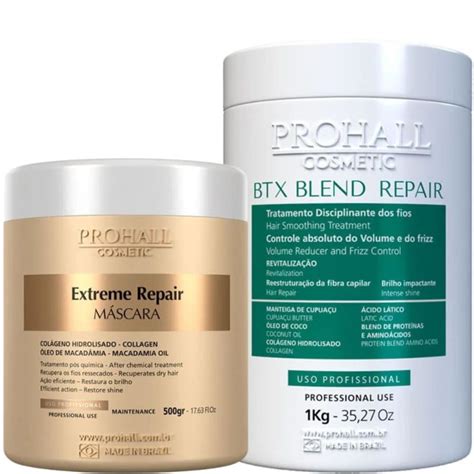 Kit Prohall Btx Blend Repair Extreme Repair Beleza Na Web