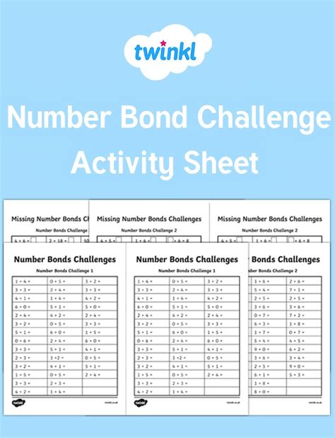 Use this activity sheet to practise rapid recall of number bonds to 5 ...