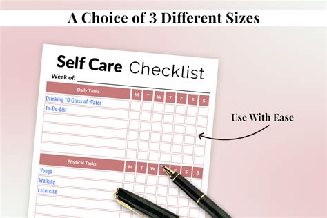 Free Self Care Printable