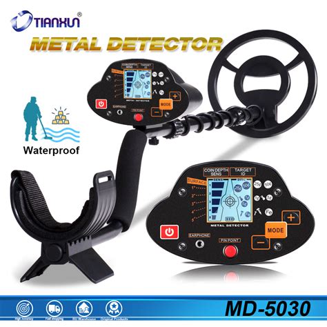 Long Range Treasure Underground gold metal detector MD-5030 Detect Pip ...