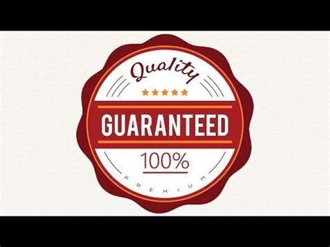 Creating Professional Guarantee Label Design Coreldraw Tutorials