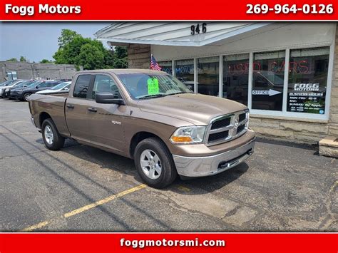 Used 2009 Dodge Ram 1500 Slt Quad Cab 2wd For Sale In Battle Creek Mi 49017 Fogg Motors