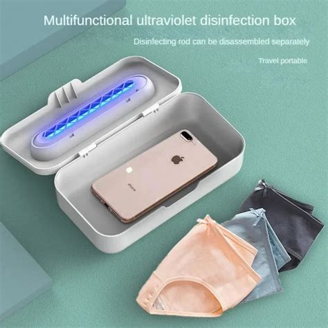 LIXILANG UV Sterilizer Box 2 In 1Design With Removable UV Light