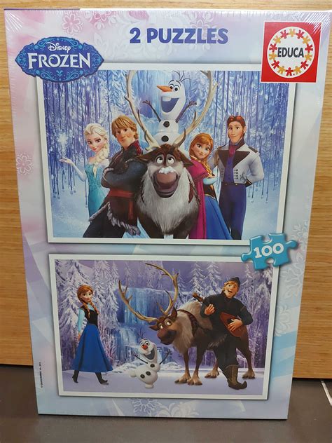 Frozen E Princesas Disney Puzzles 2x100 100 200 250 Peças Novo Odivelas • Olx Portugal