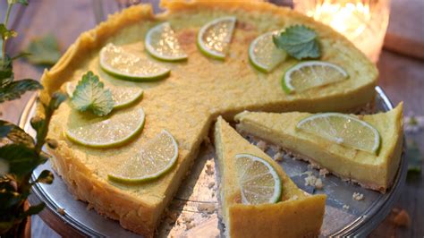 Limettenkuchen Mit Keksboden Rezept Selbst Machen Alnatura