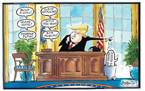 14 Of The Best Cartoons About Donald Trumps First Month In Office