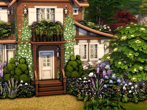 The Sims Resource Ivywood Cottage No Cc