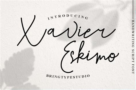 Xavier Eskimo - Handwriting Script