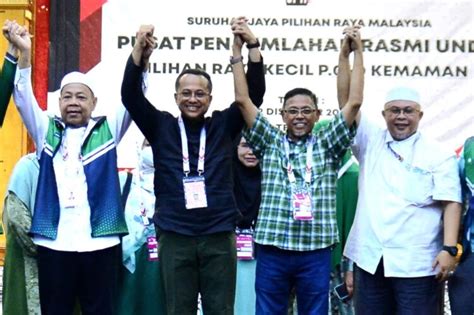 PRK Parlimen Kemaman Keputusan Rasmi Ahmad Samsuri Menang Dengan