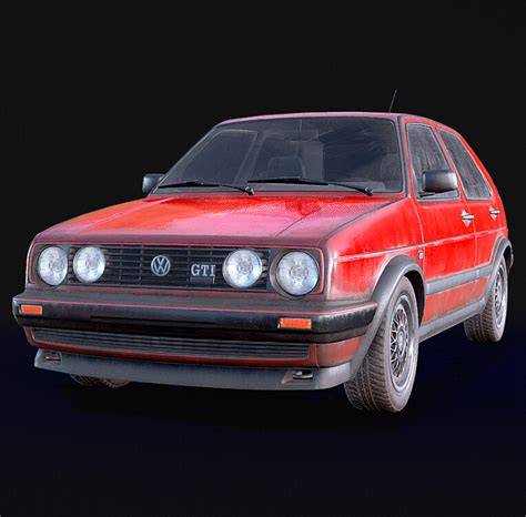 Artstation Volkswagen Golf Gt 1987