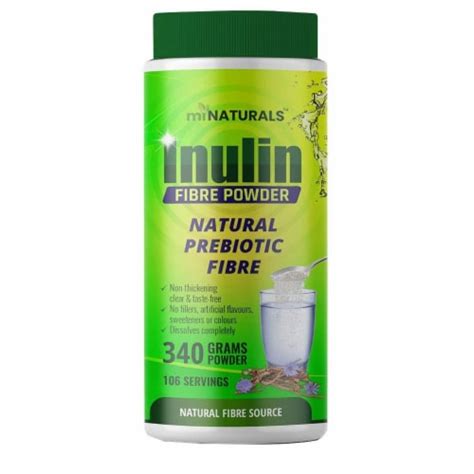 Pure Inulin Fiber Powder Natural Prebiotic Fibre Supplement 340g