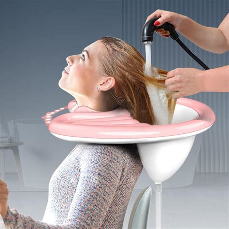 Portable Inflatable Shampoo Basin With Air Pump Inflatable Hair