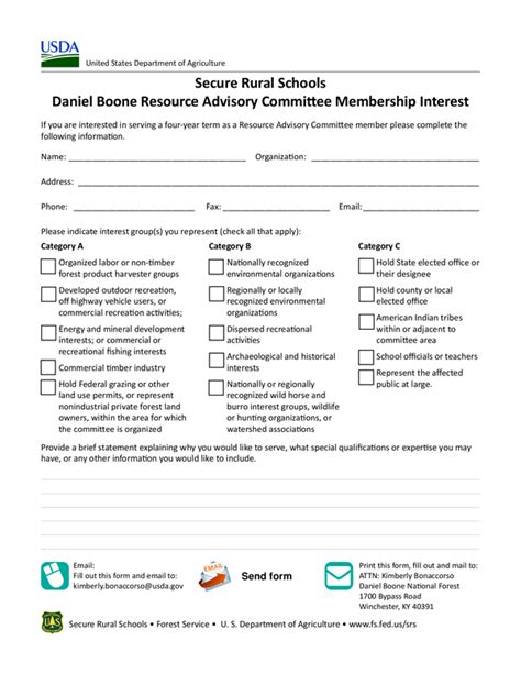 Fill Free Fillable Forms Usda Forest Service