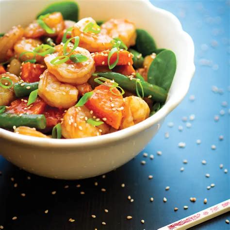 Sweet And Spicy Shrimp Stir Fry Paleo And Whole30