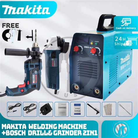 Ma Kita Mma 450 Portable Igbt Inverter Welding Machine Bosch 2 In 1