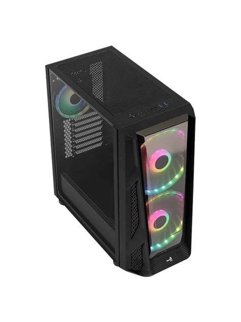 AeroCool NightHawk Duo ARGB MID Tower Case NightHawk Duo G BK V1