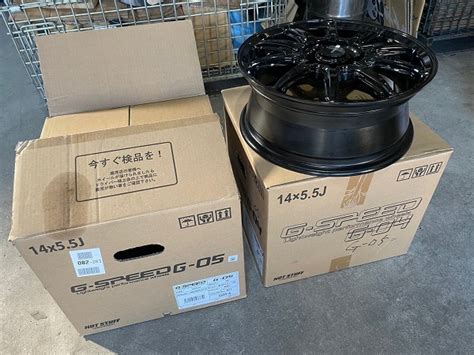 HOT STUFF G SPEED G メタリックブラック ホイール 品 本セット インチ H J 社外品 売買されたオークション情報yahooの商品情報を